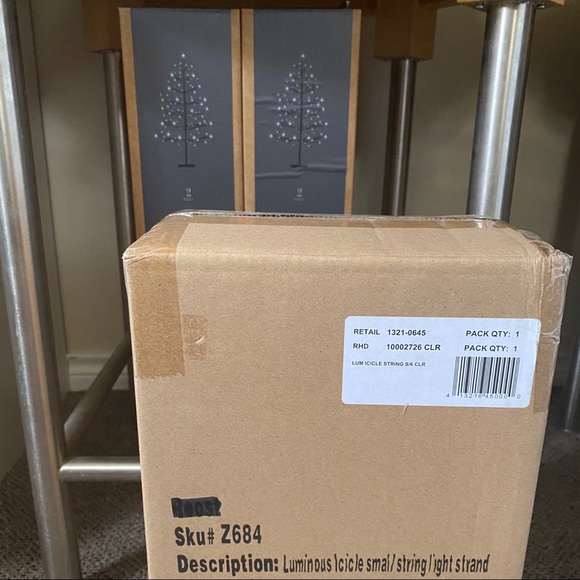 Restoration Hardware LUMINOUS STARLIT GLASS ICICLE - Picture 5 of 5